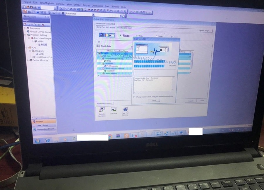 pha pass plc mitsubishi fx3s